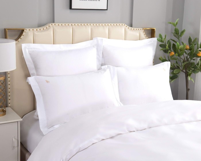 Флоренция (белая) Комплект постельного белья Евро 4н