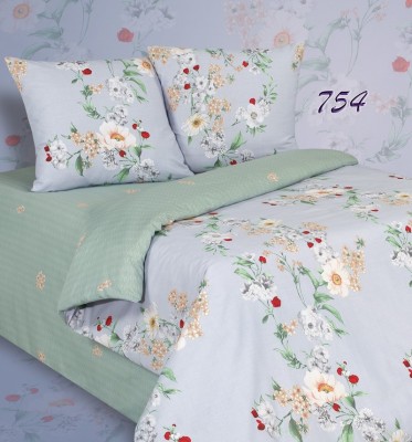 Комплект постельного белья Евро Поплин 70х70-2шт ПА-3-754