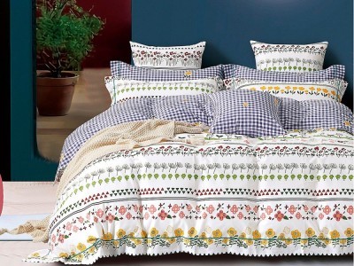 Постельное белье Asabella 1474-4S полуторное печатный сатин