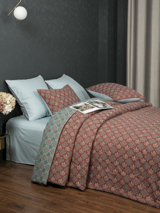 Комплекты для сна Марокко (тиффани красная охра) Евро