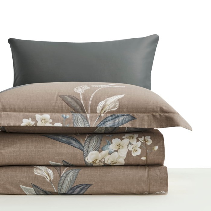 Постельное белье Arya Exclusive 2 сп. Dior Коричневый, серый