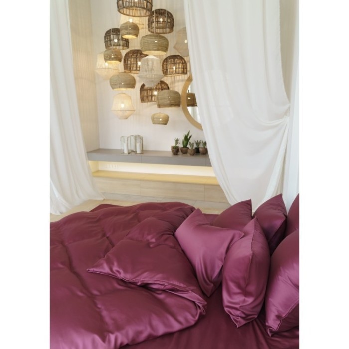 Постельное белье PURPLE BRILLIANT GRASS Семейный 50 х 70 см (2 шт) простынь 240х260