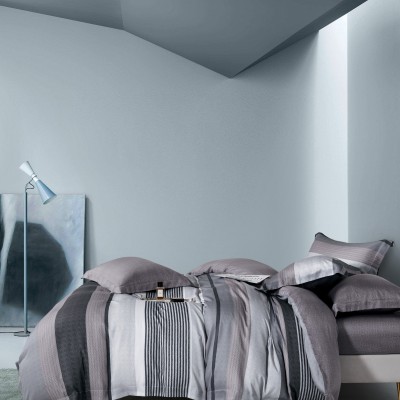 Постельное белье Tencel евро 4 наволочки TT6-146