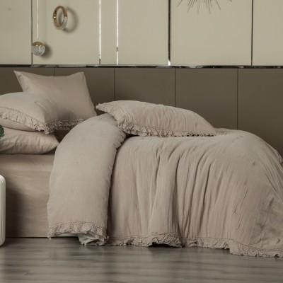 Комплекты для сна Cloud Stonewashed Cotton (капучино) комплект Евро 