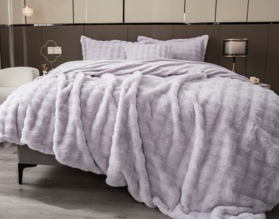 Покрывало декоративное Shinshilla buffy (лаванда платина) 160х220см