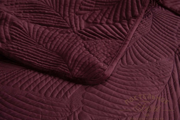 Ноэль покрывало бордо 240х260