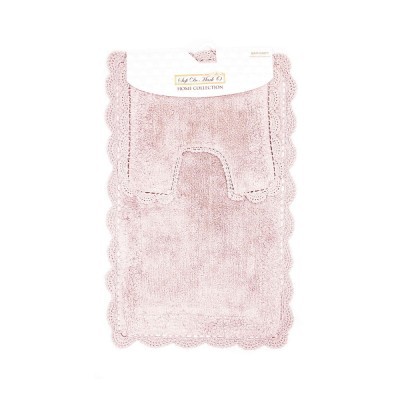 URSULA (пудра) Набор ков. для ванной комнаты 60х100 и 50х50см