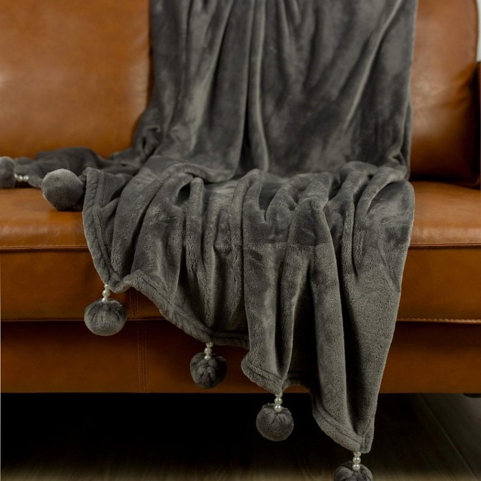 Бубон-жемчуг Новый (стоун) Покрывало 160х220