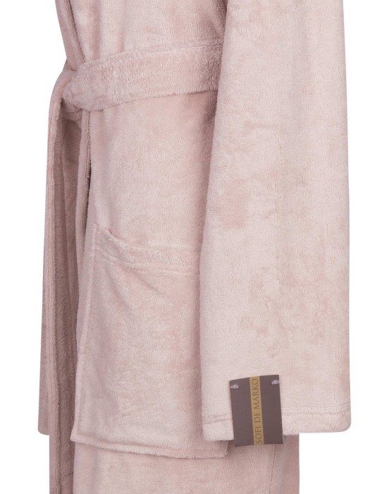 Шанти (беж) L Халат Махровый