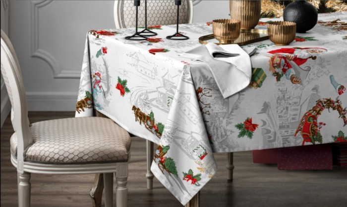 Скатерть "Снежная зима"