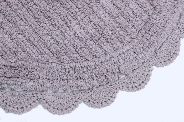 LAURA (мокко) Набор ков. для ванной кружевной 60х100 и 50х70