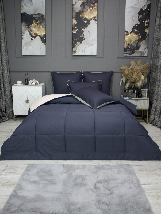 Комплекты для сна Шеффилд (графит айвори) Cotton комплект Евро