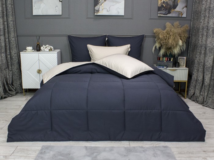 Комплекты для сна Шеффилд (графит айвори) Cotton комплект Евро