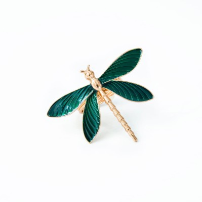 Кольца для салфеток Arya 4 ед Dragonfly Золотистый, Зеленый