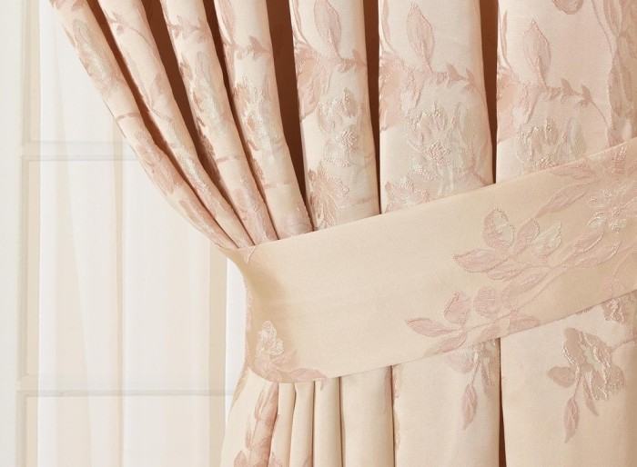 Кастория (роз) Шторы 260х275 (2шт)