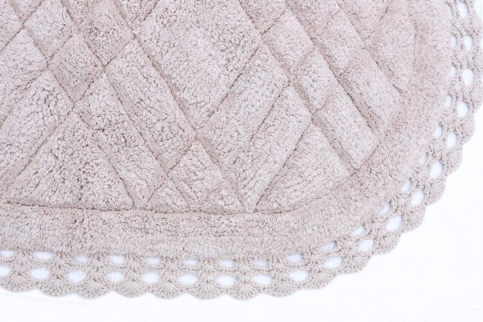 RACHEL (беж) Набор ков. для ванной кружевной 60х100 и 50х70