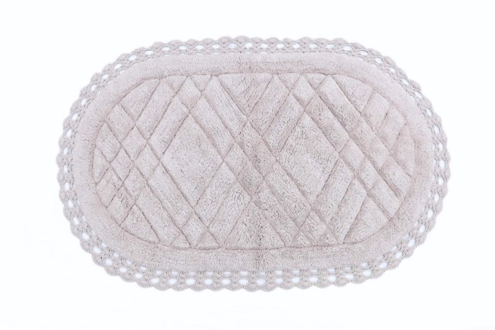 RACHEL (беж) Набор ков. для ванной кружевной 60х100 и 50х70