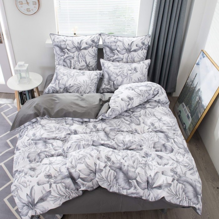 Габби (серая) Комплект постельного белья сатин 7Е