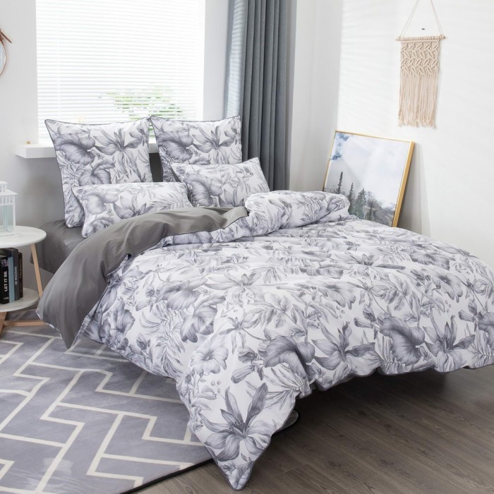 Габби (серая) Комплект постельного белья сатин 7Е