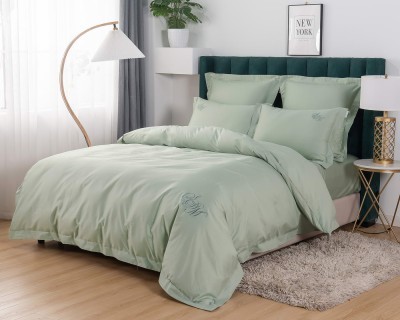 Джонатан (светлый изумруд) Комплект постельного белья сатин Евро 4н