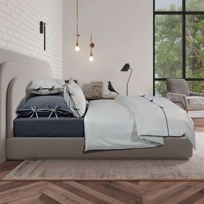 пододеяльник Sharmes &quot;Luca&quot;, 150х210 (белый/антрацит)