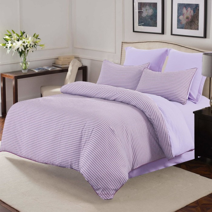 Мираж (фиолет) Комплект постельного белья жатка Евро 4н