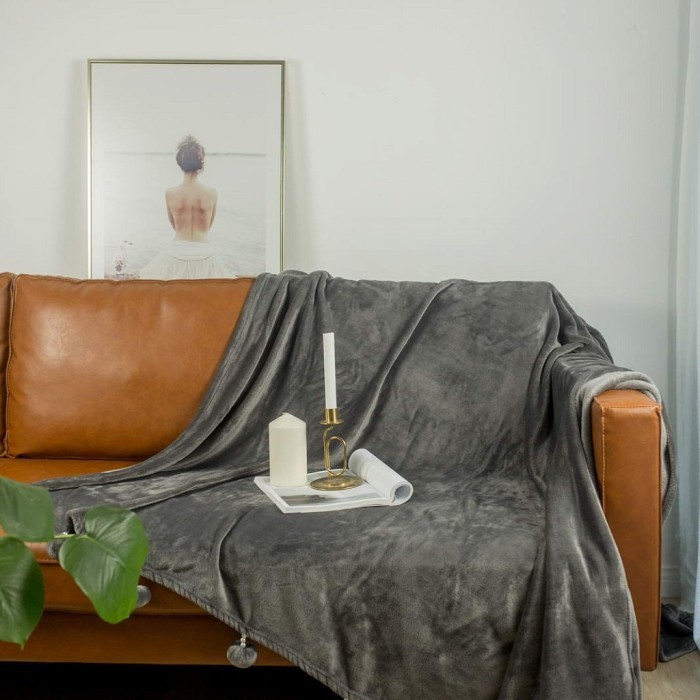 Бубон-жемчуг Новый (стоун) Плед 2х