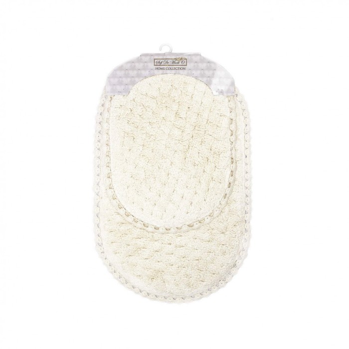 ZELDA крем Коврик для ванной кружевной 60х100см