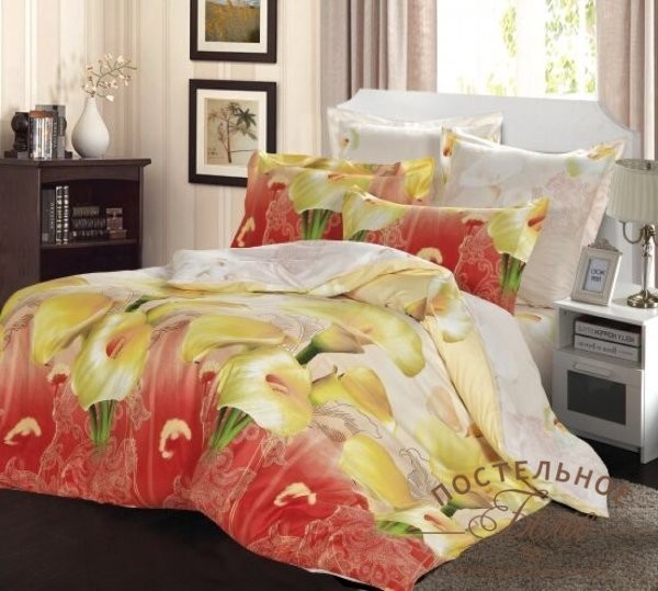 Постельное белье Valtery сатин печатный B-152 двуспальное