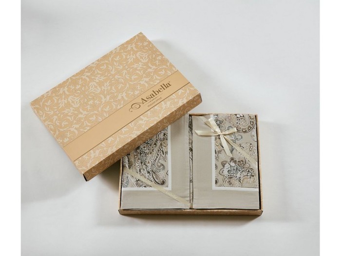 Постельное белье Asabella Семейный, фланель-тенсел 2274-7