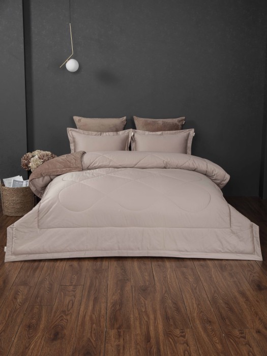 Комплекты для сна Lindor Premium (капучино) Cotton Семейный