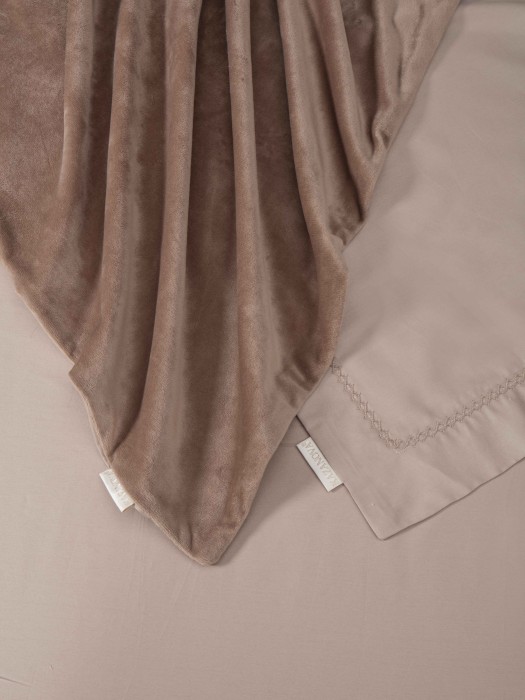 Комплекты для сна Lindor Premium (капучино) Cotton Семейный