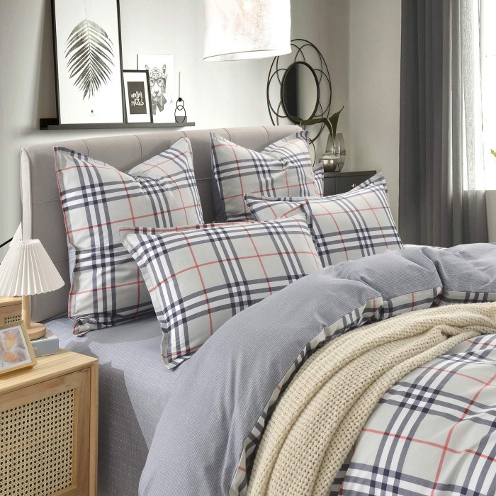 Урмас (серый) Комплект постельного белья сатин 7Е