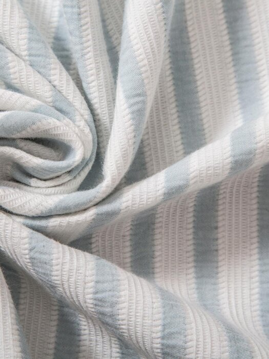 Комплекты для сна Stripe Muslin (голубое серебро) Евро