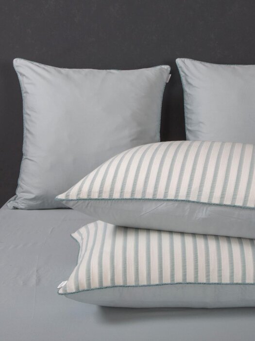 Комплекты для сна Stripe Muslin (голубое серебро) Евро