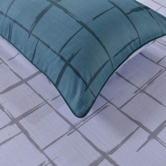 Феофан (зеленый) Комплект постельного белья сатин 7Е