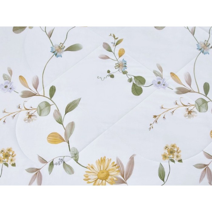 Комплект с летним одеялом полуторный из печатного сатина 160х220 см, 1868-OSPS