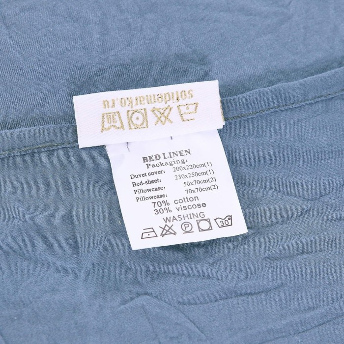 Мираж (стоун) Комплект постельного белья жатка Евро 4н