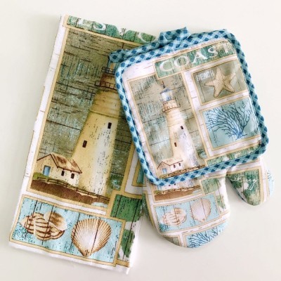 Набор для кухни Old lighthouse-27x17+17x17+38x63,5