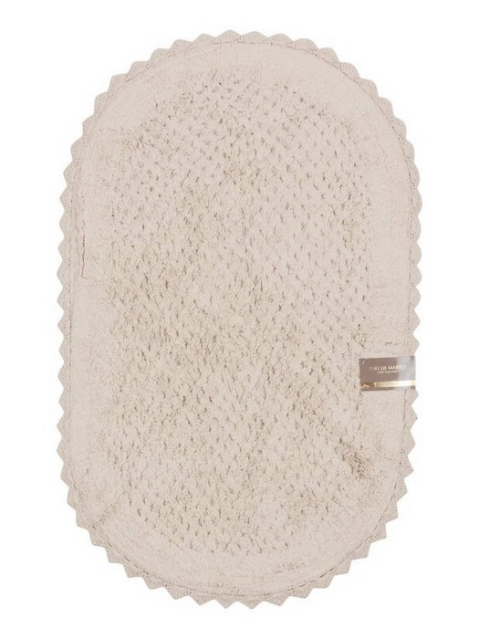 Hanna (белая) Коврик для ванной кружевной 60х100