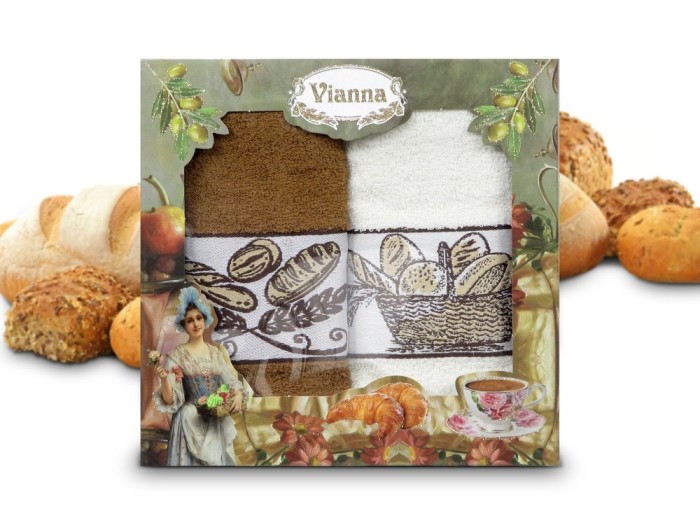 Набор кухонных полотенец Vianna (50x70 - 2 шт) 8064-02