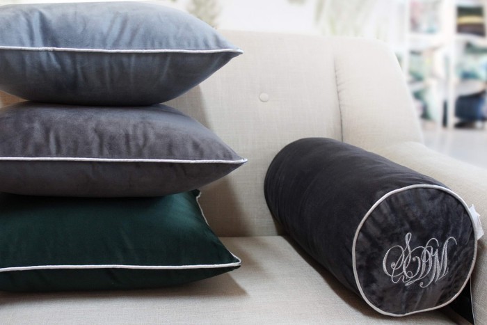 Тамила (голубая) Наволочка 20х20х50