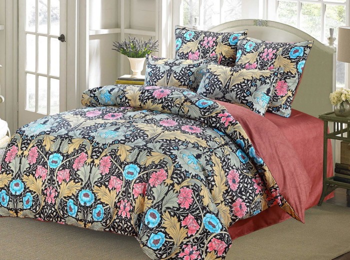 Флорэль Комплект постельного белья модерн Евро 4н