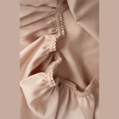 Простыня на резинке NOBLE TRADITIONS GLACE BEIGE GRASS 200х200х40