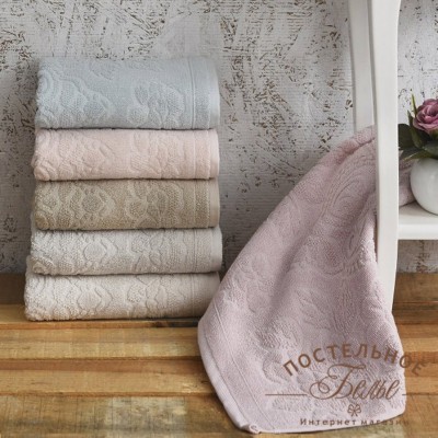 DAMASK 70x140  (ассорти) Пол. Махровое 1х6
