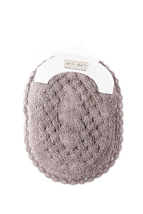 AVRORA (мокко)  Коврик для ванной кружевной 100х150см