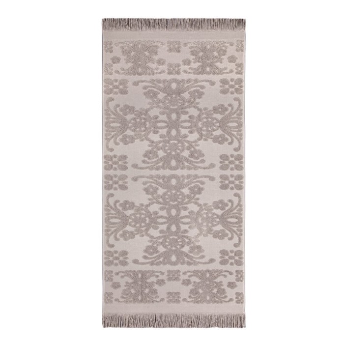 Полотенце Arya С Бахромой 100X150 Isabel Soft Бежевый