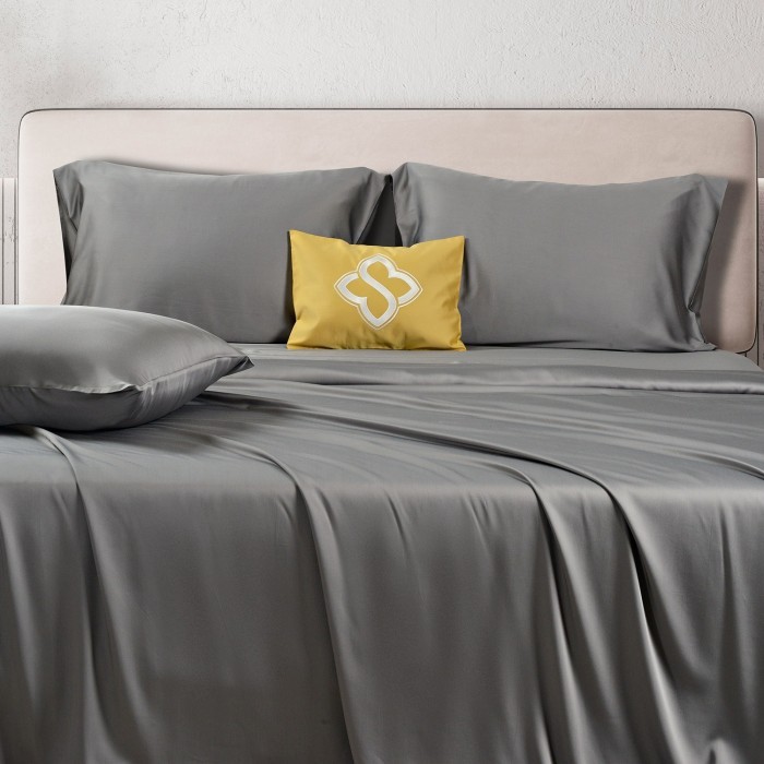 Постельное бельё Sharmes "Bamboo" 1,5 спальный (серый)