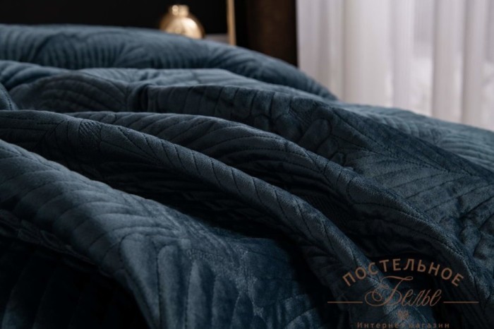Ноэль синее покрывало 240х260