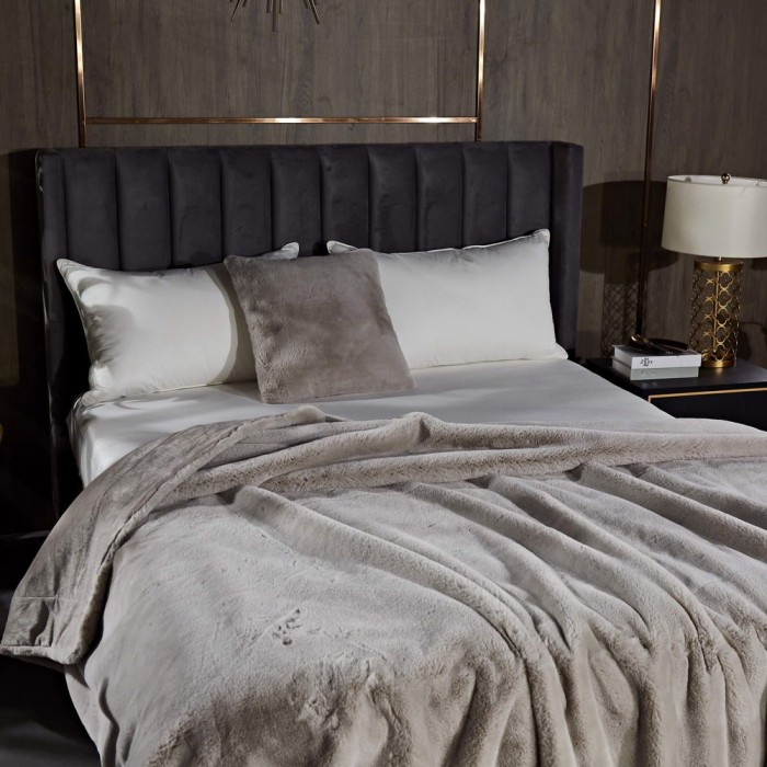 Ричард (серый) Плед 210х230